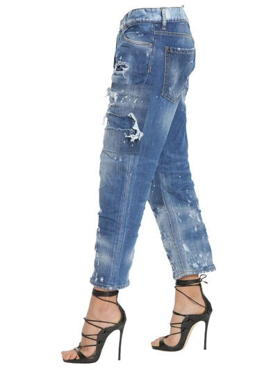 Shop Dsquared2 Tomboy Fit Jeans In Denim