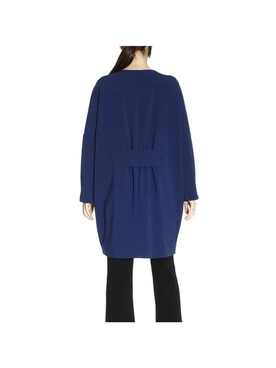 Shop Boutique Moschino Coat Coat Women  In Blue