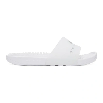 Shop Adidas By Stella Mccartney Off-white Adissage Slides