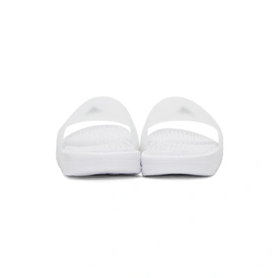 Shop Adidas By Stella Mccartney Off-white Adissage Slides