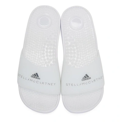 Shop Adidas By Stella Mccartney Off-white Adissage Slides