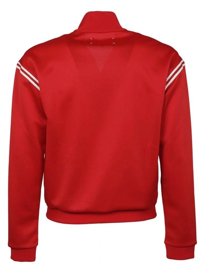 Shop Maison Margiela Classic Bomber Jacket In Red