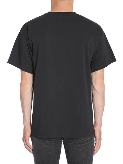 Shop Moschino Oversize Fit T-shirt In Nero