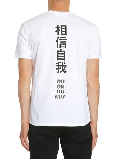 Shop Neil Barrett Slim Fit T-shirt In Bianco