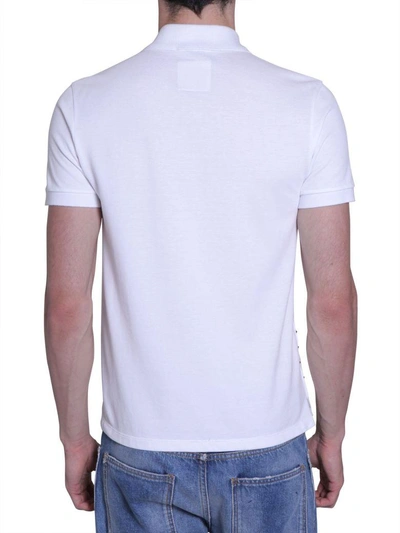 Shop Valentino Rockstud Untitled Polo In Bianco