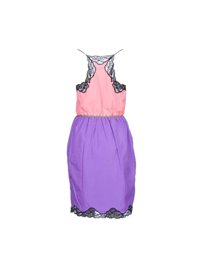 Shop Alexander Wang Lingerie Dress In Pink/violet