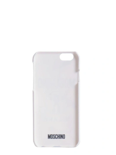 Shop Moschino I Phone 6 Cover In Bianco