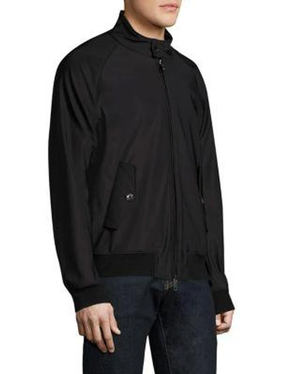 Shop Baracuta G9 Stand Collar Jacket In Black