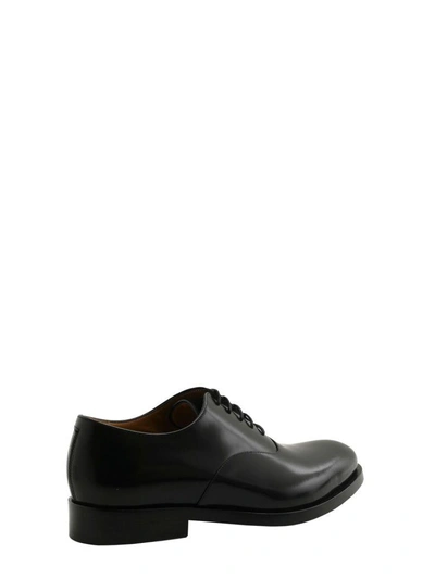 Shop Valentino Oxford Lace-up Shoes In Nero