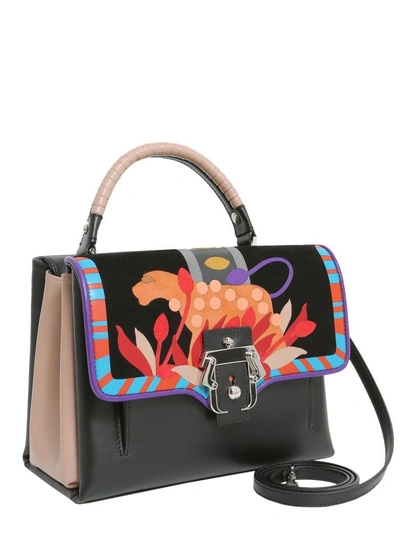 Shop Paula Cademartori Petite Faye Bag In Multicolor