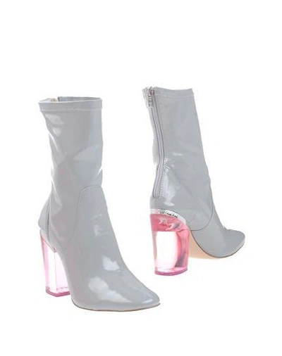 Shop Windsor Smith Ankle Boots In Light Grey