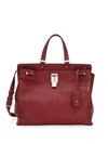VALENTINO GARAVANI Medium Piper Leather Top Handle Bag