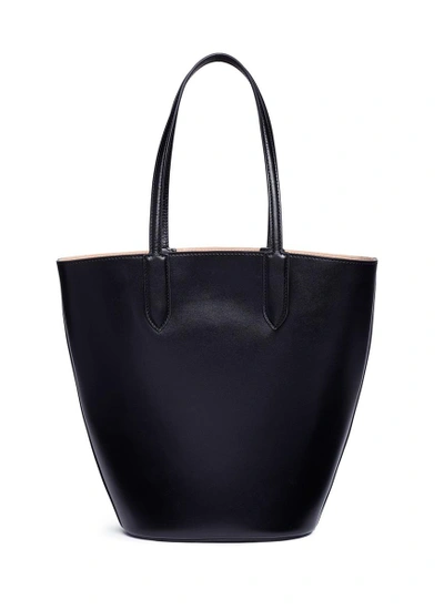 Shop Alexander Mcqueen Leather Basket Tote