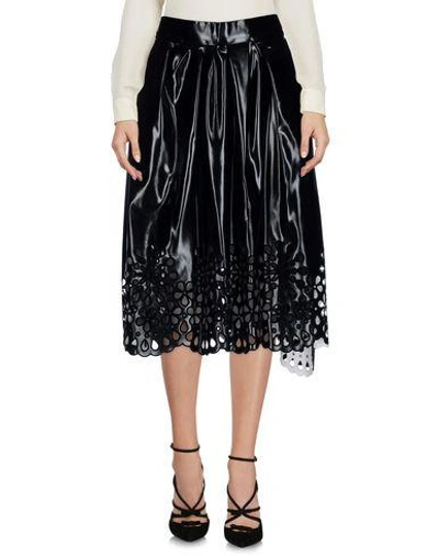 Shop Marc Jacobs Midi Skirts In Black