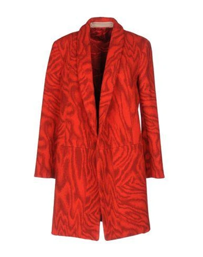 Shop Missoni Coats In Red