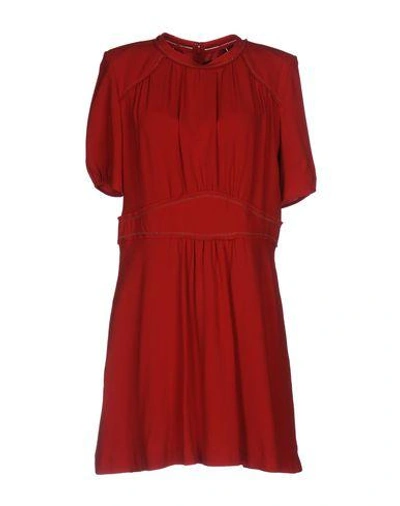 Shop Isabel Marant Short Dresses In Red