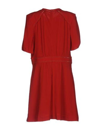 Shop Isabel Marant Short Dresses In Red