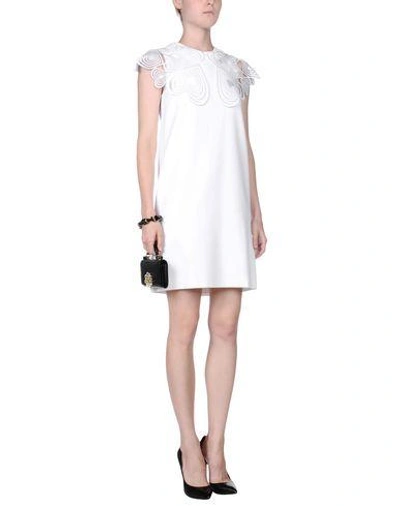 Shop Christopher Kane Short Dress In White