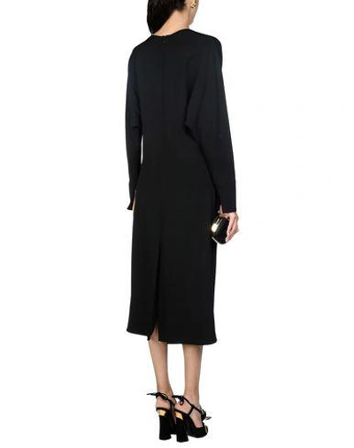 Shop Marni 3/4 Length Dresses In Black