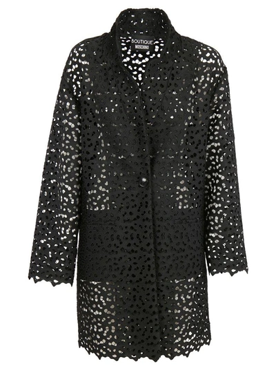 Shop Boutique Moschino Broderie Anglaise Coat