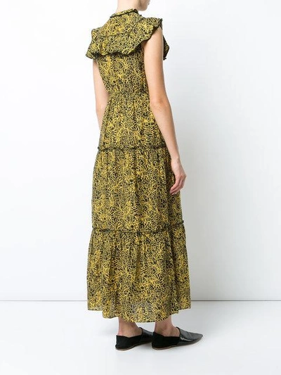 Shop Apiece Apart - Monochromatic Floral Print Dress