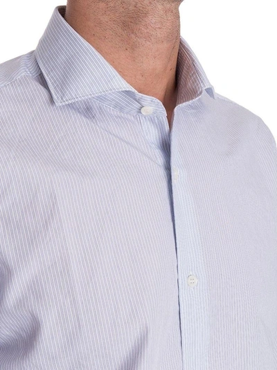 Shop Aspesi Cotton Shirt In Blue