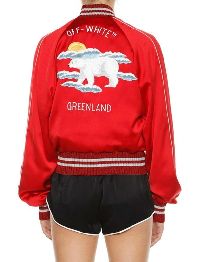 Shop Off-white Greenland Souvenir Jacket In Red