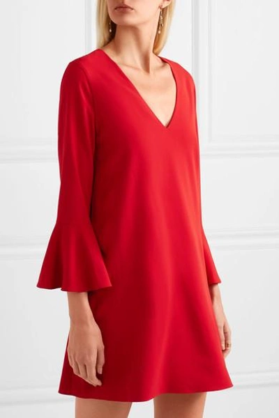 Shop Alice And Olivia Tameika Crepe Mini Dress