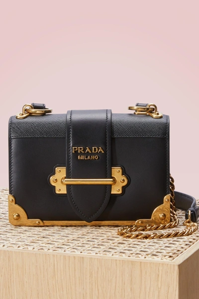 Shop Prada Mini Cahier Bag