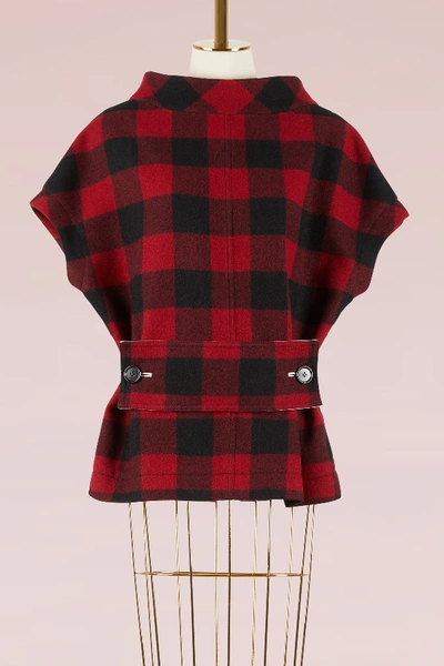 Shop Marni Short Sleeves Jacket In China Red