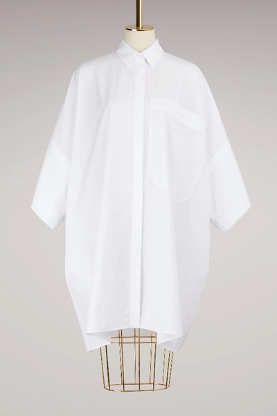 Shop Jil Sander Danielle Cotton Shirt In White