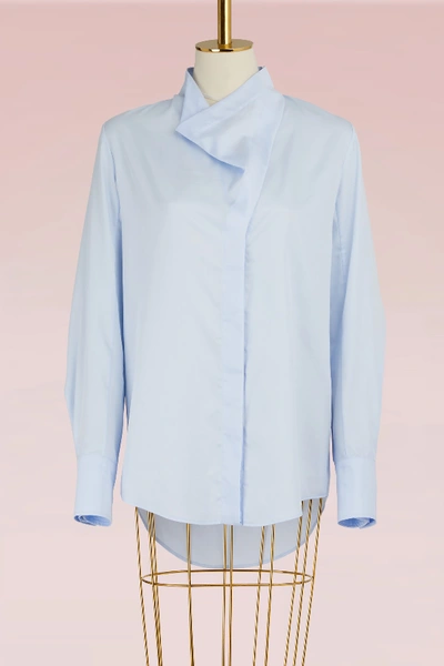 Shop Stella Mccartney Damiane Shirt In 4801 - Oxford Blue
