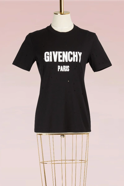Shop Givenchy Destroy T-shirt In Black