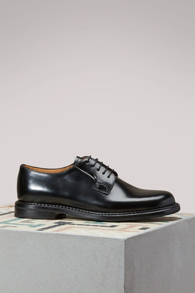 Shop Church's Shannon Leather Derby Shoes In Nero