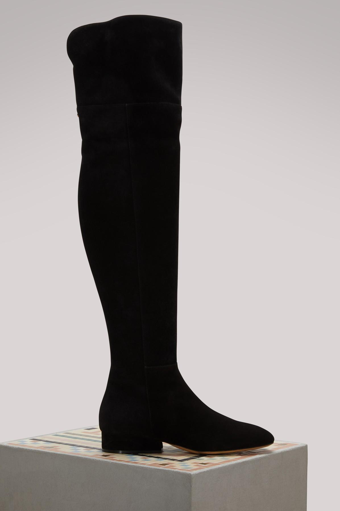 ferragamo over the knee boots