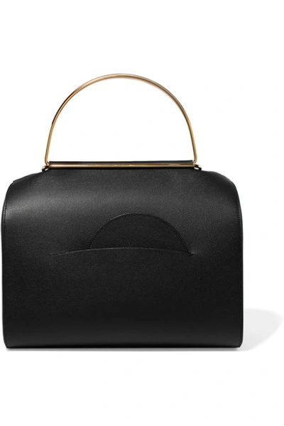 Shop Roksanda Bag No.1 Textured-leather Tote In Black