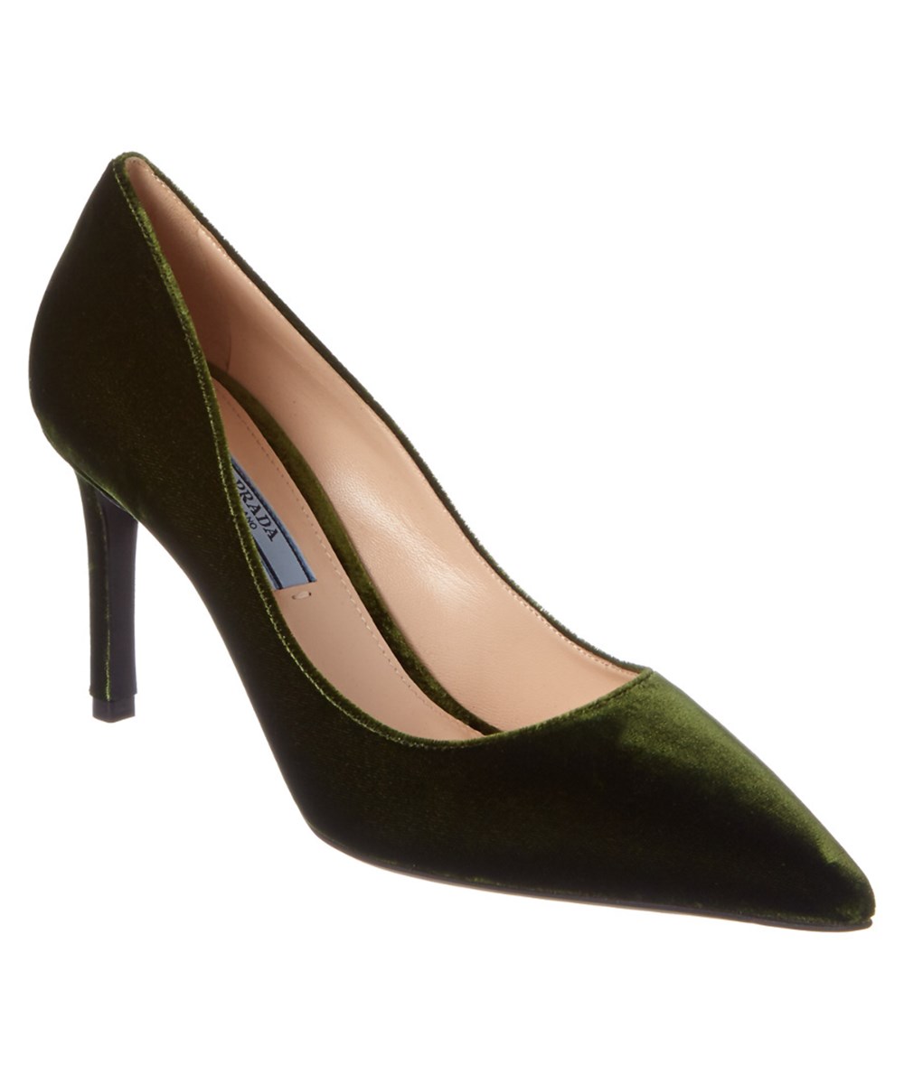 prada velvet shoes