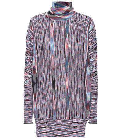 Missoni Striped Wool Dress In Multicoloured
