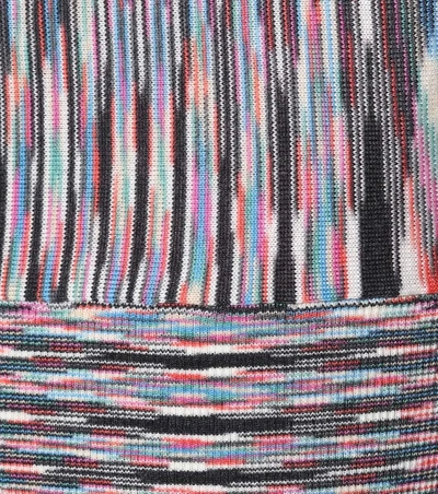 Shop Missoni Striped Wool Dress In Multicoloured