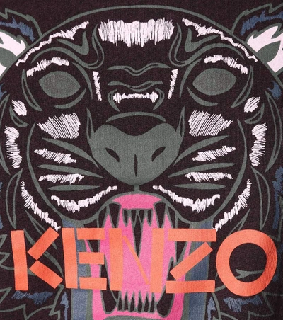 Shop Kenzo Printed Cotton T-shirt In Pruee