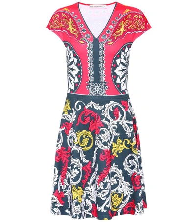Shop Mary Katrantzou Printed Jersey Dress In Multicoloured