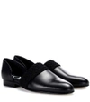 LOEWE LEATHER LOAFERS,P00276444