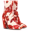 DRIES VAN NOTEN VELVET ANKLE BOOTS