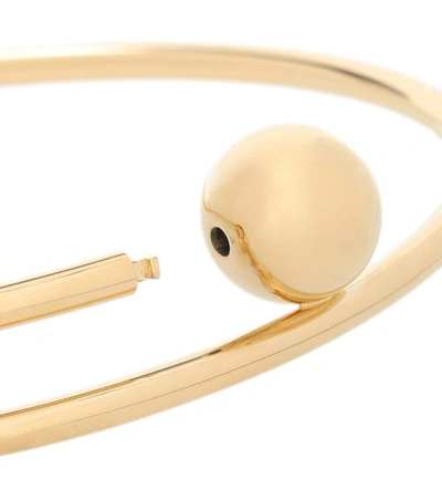 Shop Jw Anderson Double Ball Choker In Gold