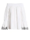 ALEXANDER MCQUEEN OFF SHLD TOP,457894-QIA03 0910 WHITE-BLACK