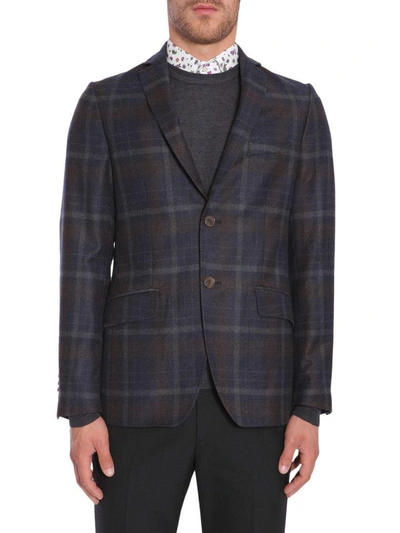 Shop Etro Minerva Jacket In Blu