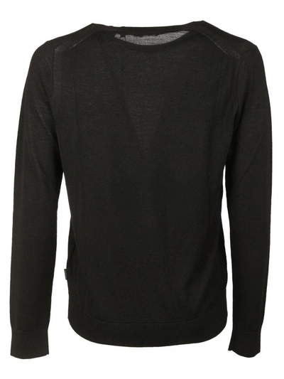 Shop Michael Kors Crew Neck Sweater In Black