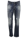 DOLCE & GABBANA Dolce & Gabbana Ripped Detail Jeans,G6OLCDG8S97S9001
