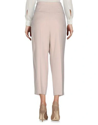 Shop Brunello Cucinelli Cropped Pants & Culottes In Beige