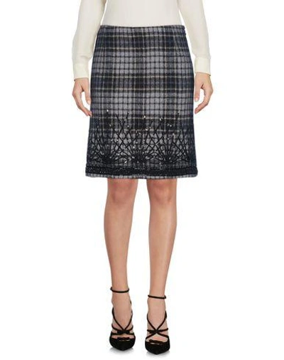 Shop L'autre Chose Midi Skirts In Light Grey